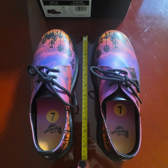 Dr Martens 1461 Los Angeles Leather Oxford Shoes Size 7 Limited Edition NEW - Picture 8 of 9